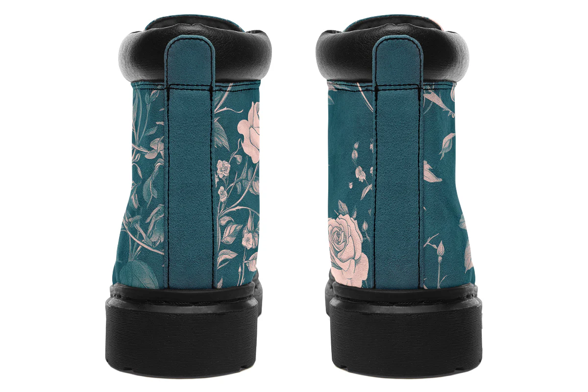 Teal Rose Romance Classic Boots - Image 5