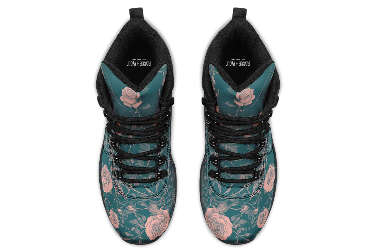 Teal Rose Romance Outdoor Boots - Image 6