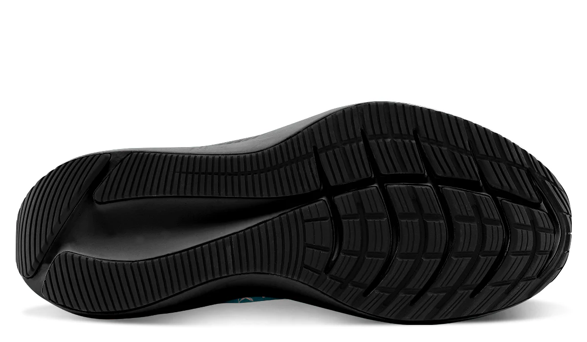 Teal Rose Romance Sneakers - Image 16