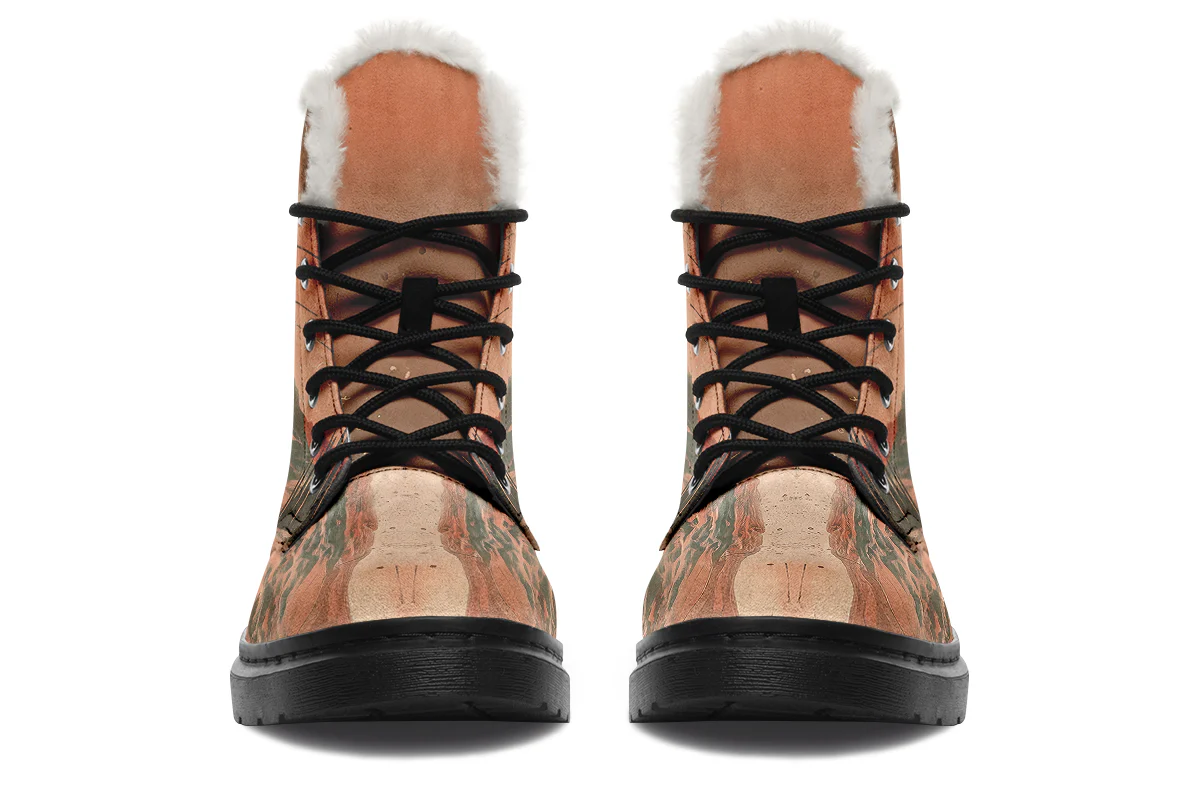 Terracotta Glow Winter Boots - Image 3
