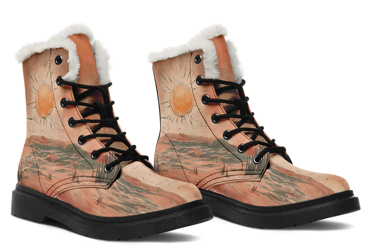 Terracotta Glow Winter Boots - Image 6