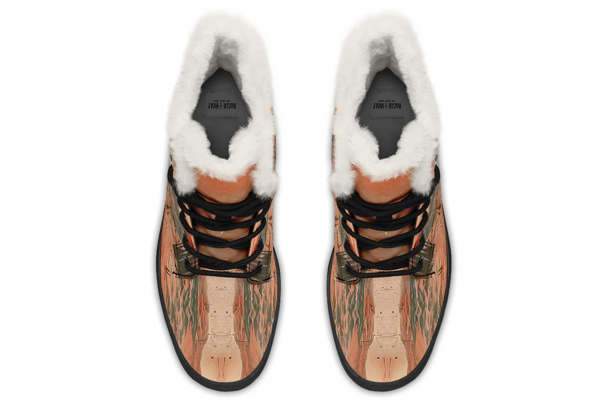 Terracotta Glow Winter Boots - Image 7
