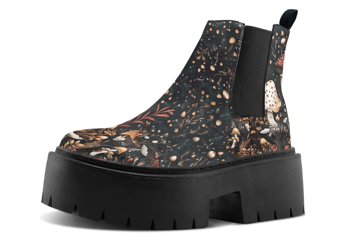 Toadstool Harvest Platform Chelsea Boots - Image 3