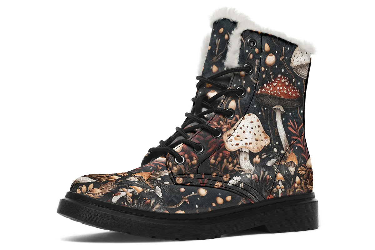 Toadstool Harvest Winter Boots