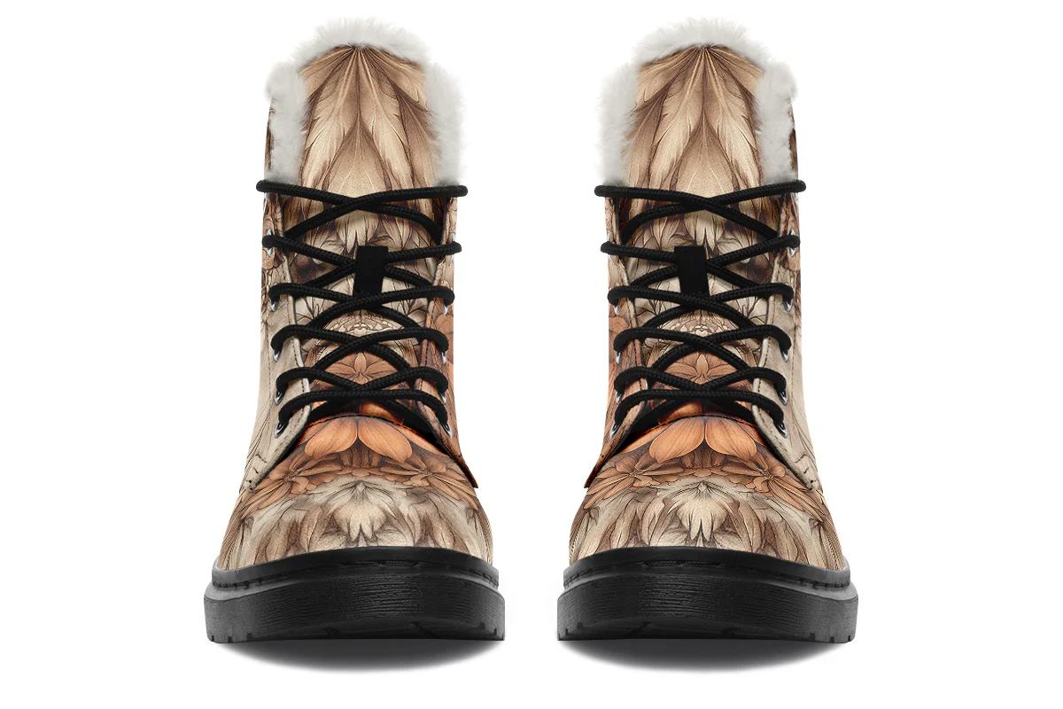 Totemwolf Mandala Winter Boots - Image 3