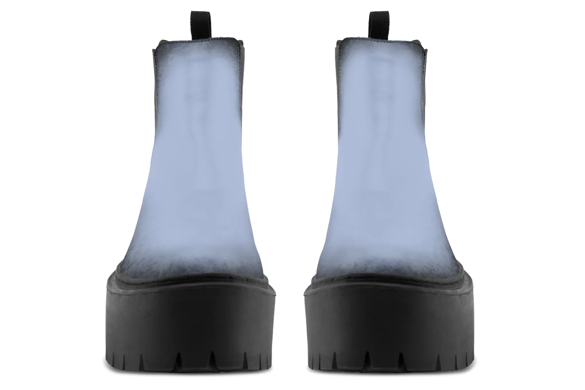 Twilight Blue Platform Chelsea Boots - Image 7