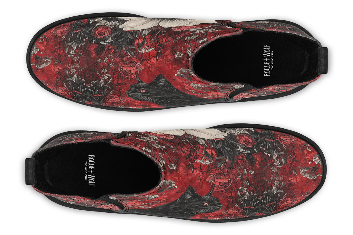Twilight Cat Chelsea Boots - Image 6