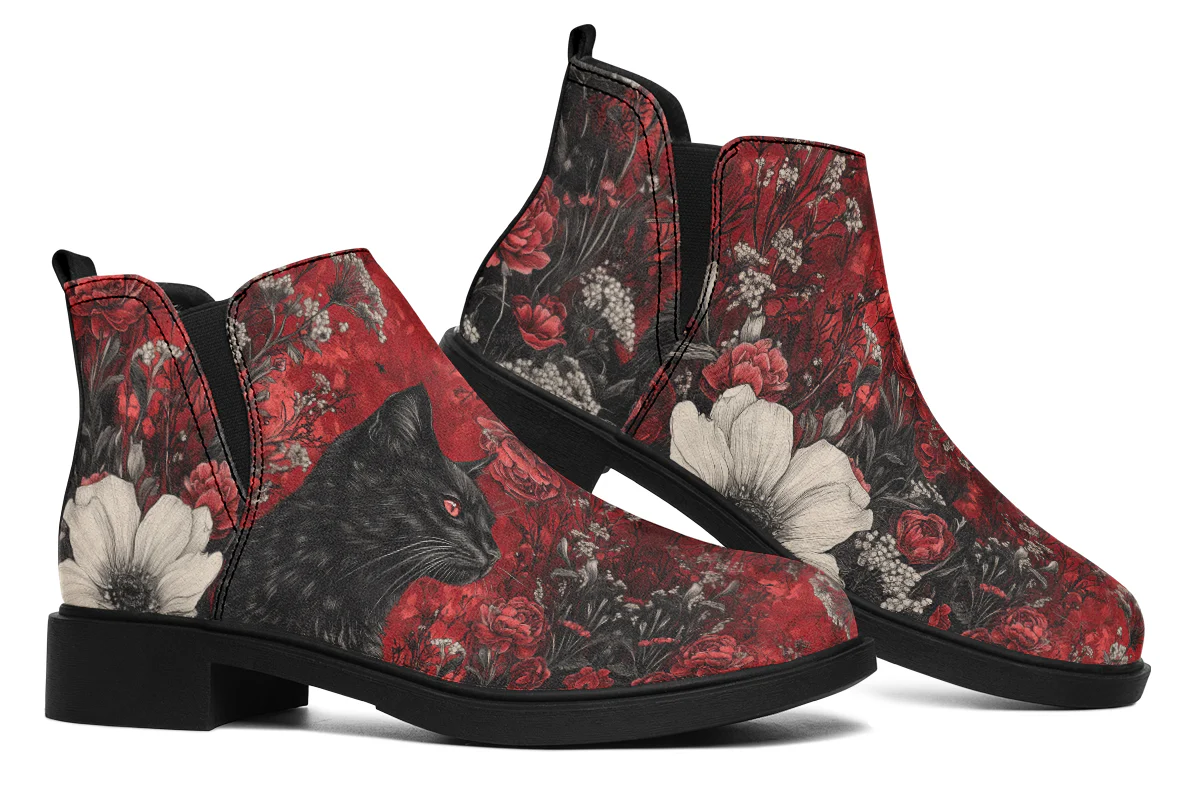 Twilight Cat Chelsea Boots - Image 7