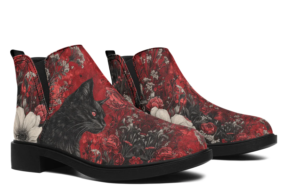 Twilight Cat Chelsea Boots - Image 8