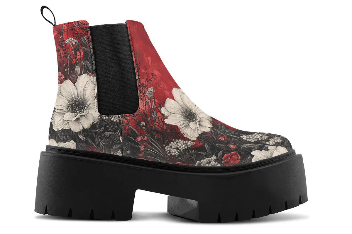 Twilight Cat Platform Chelsea Boots - Image 2