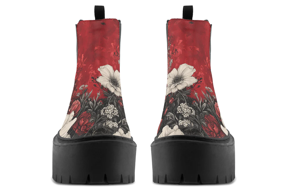 Twilight Cat Platform Chelsea Boots - Image 7