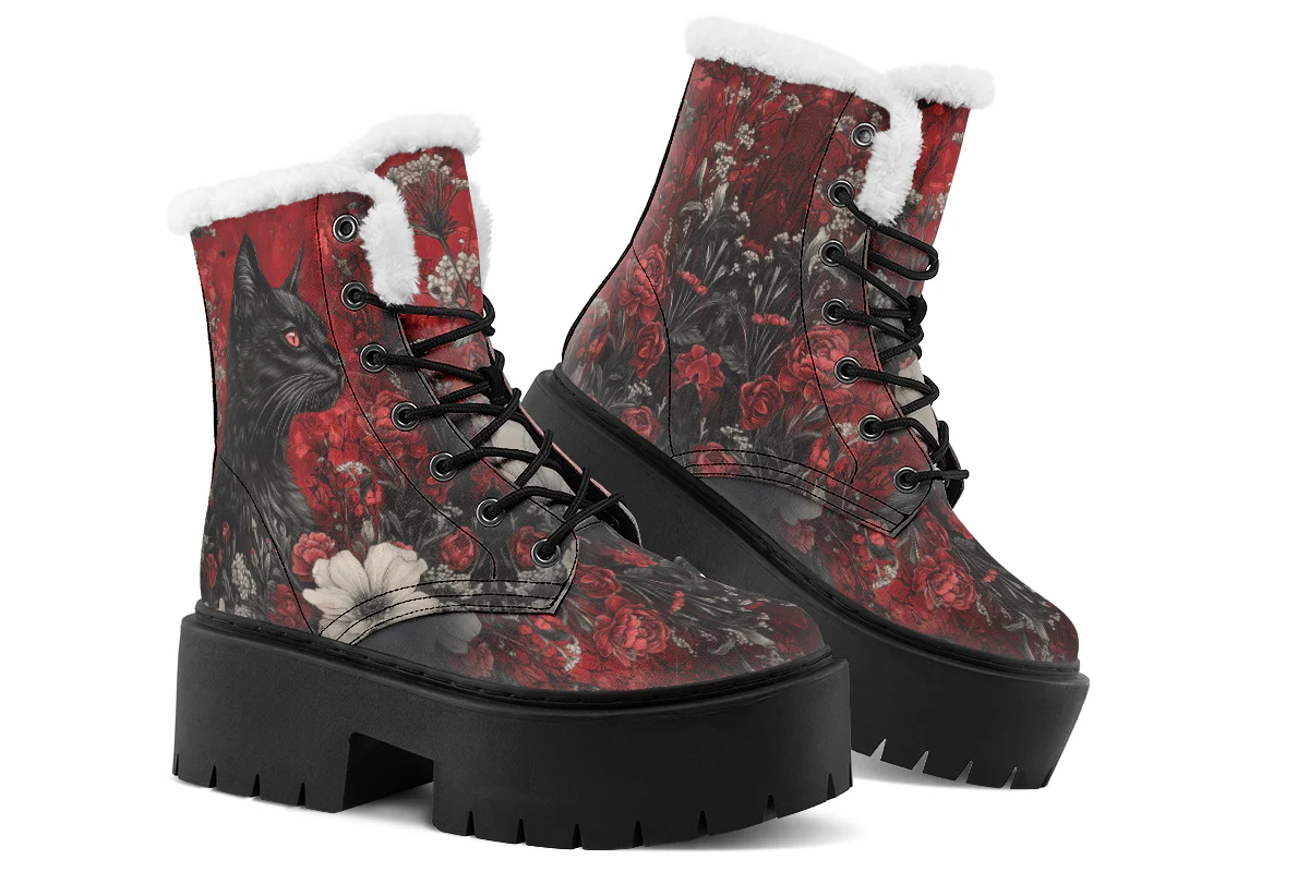 Twilight Cat Platform Winter Boots - Image 5