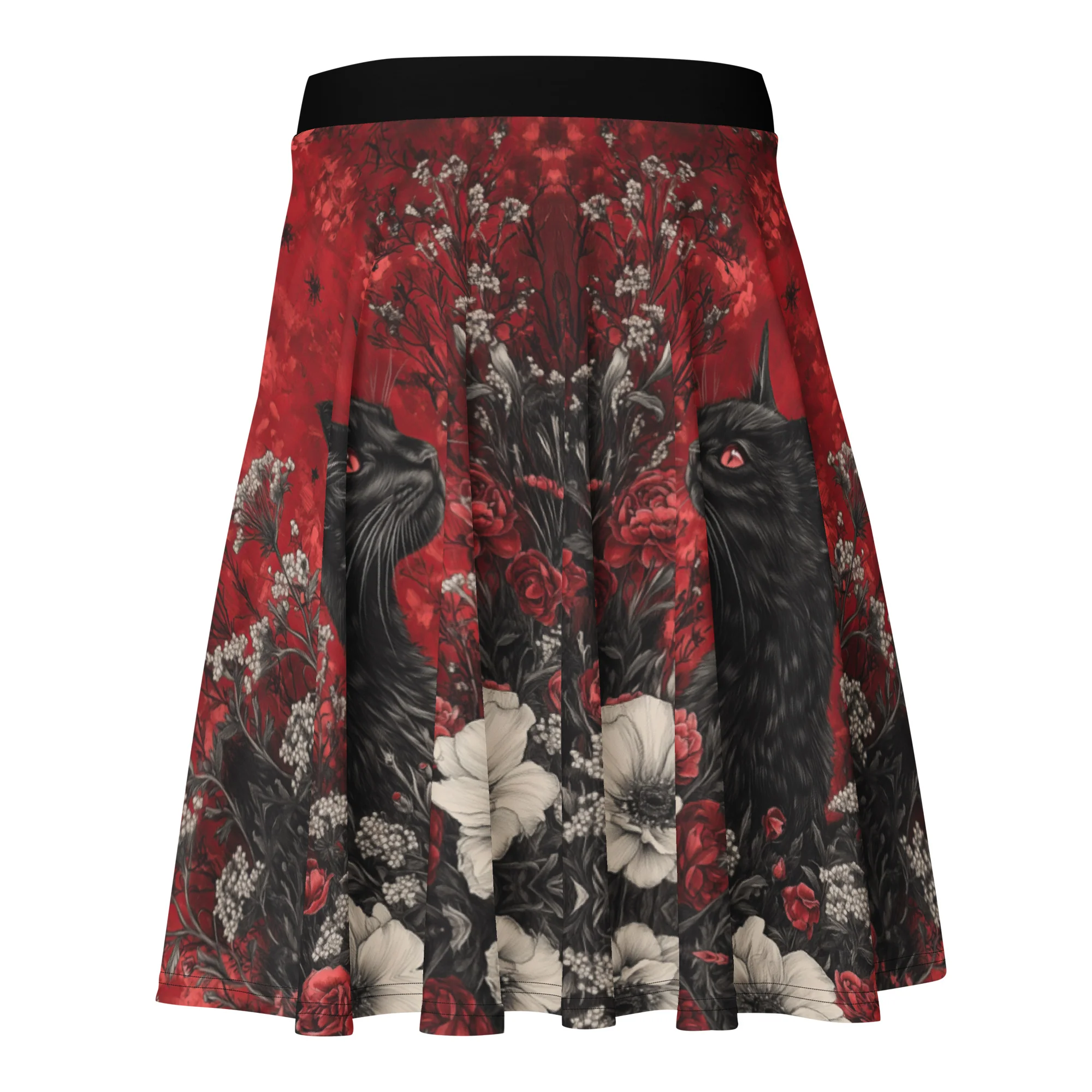 Twilight Cat Skater Skirt - Image 3