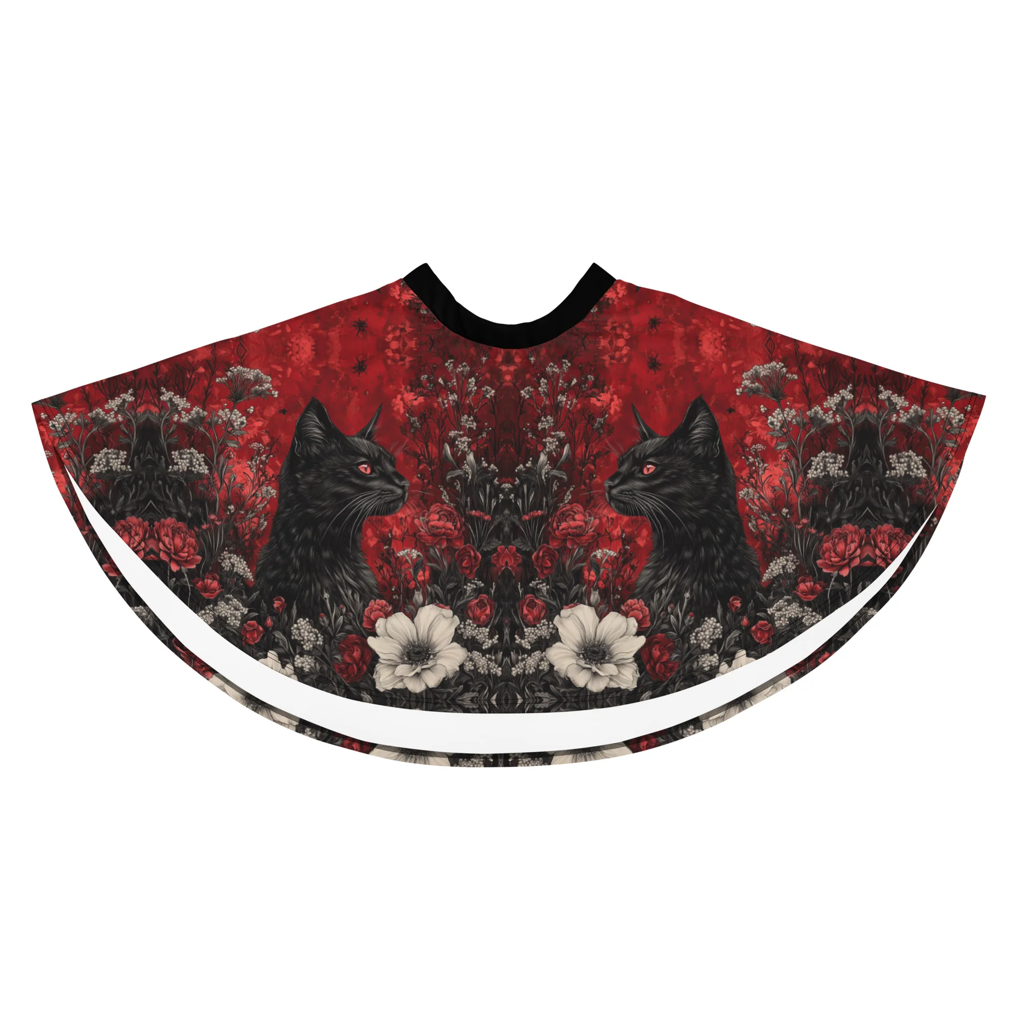 Twilight Cat Skater Skirt - Image 5