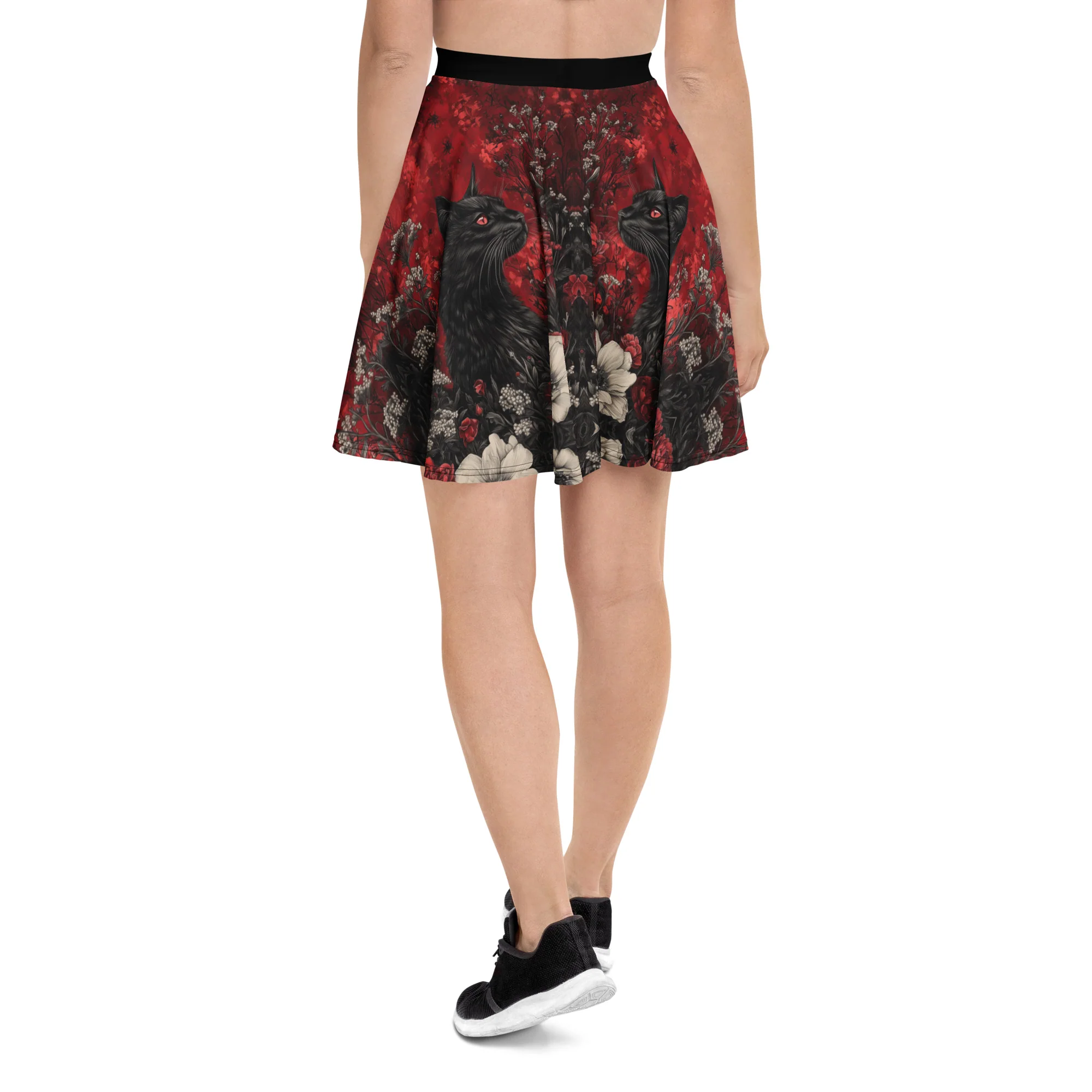 Twilight Cat Skater Skirt - Image 6