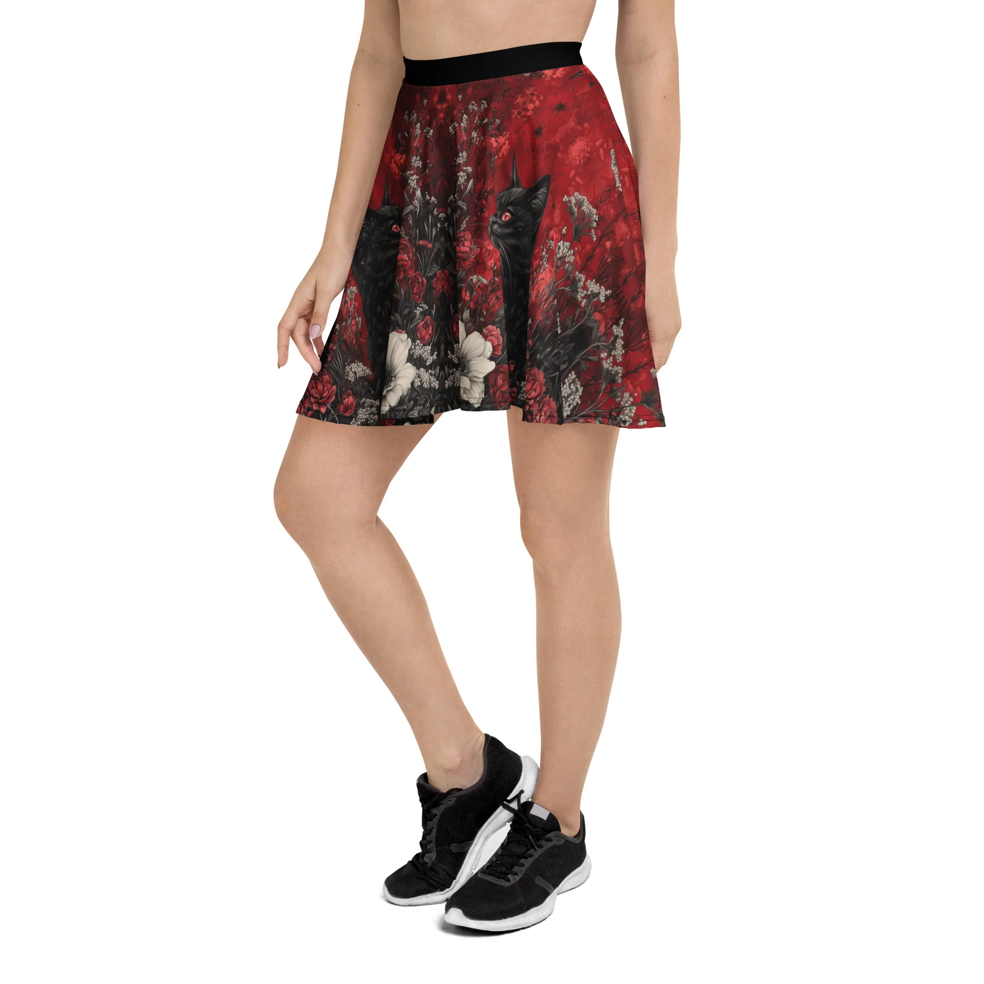 Twilight Cat Skater Skirt - Image 7