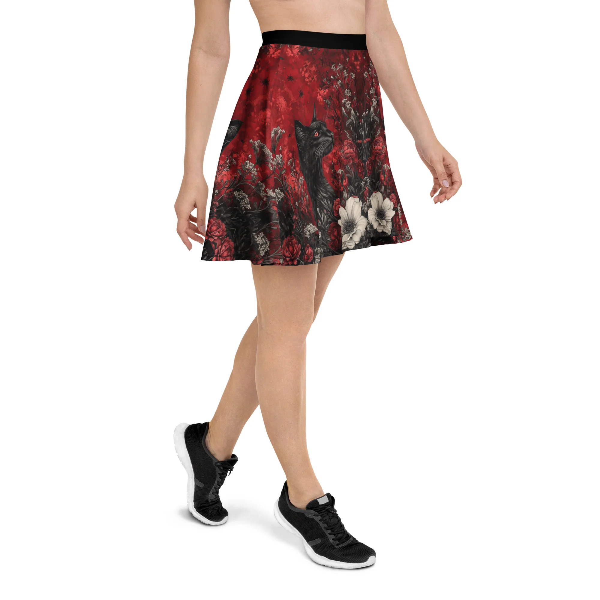 Twilight Cat Skater Skirt - Image 8