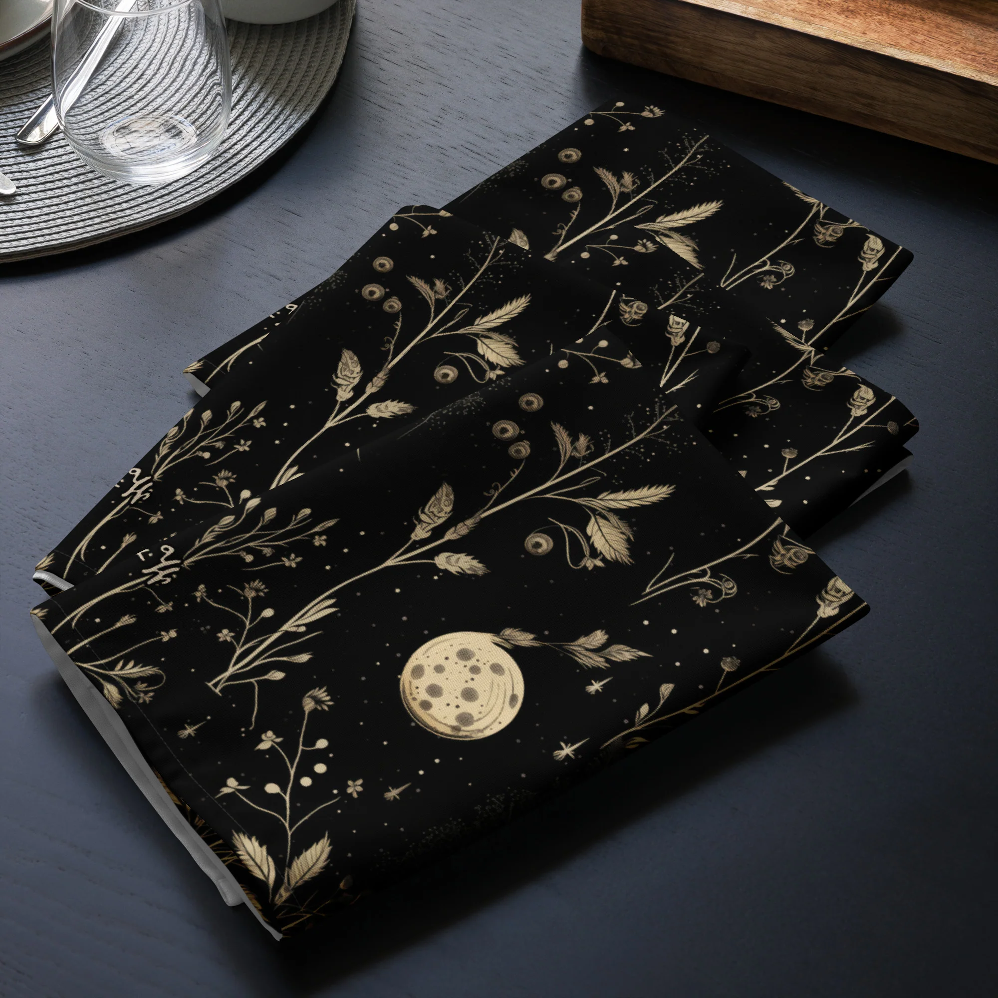 Twilight Garden Cloth Napkin Set - Image 2