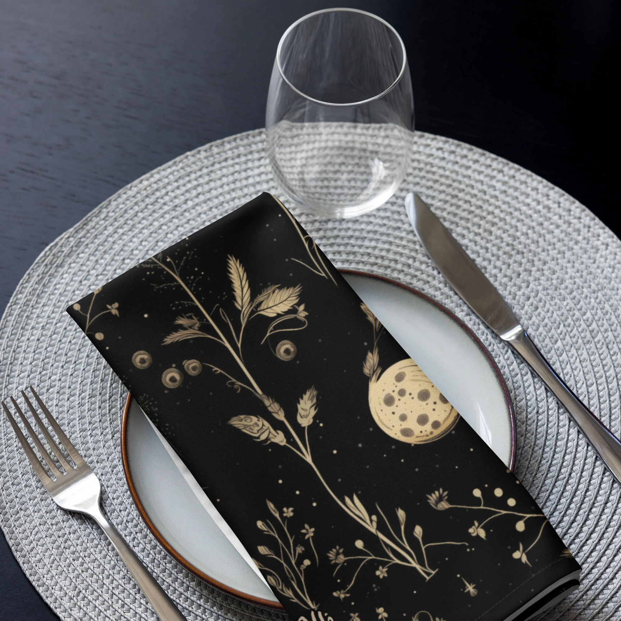 Twilight Garden Cloth Napkin Set - Image 3