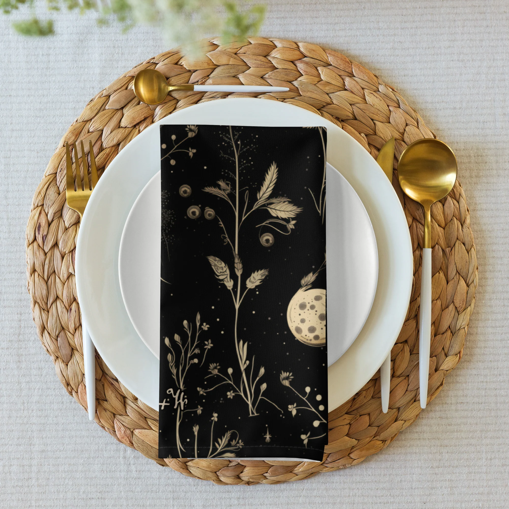 Twilight Garden Cloth Napkin Set - Image 6