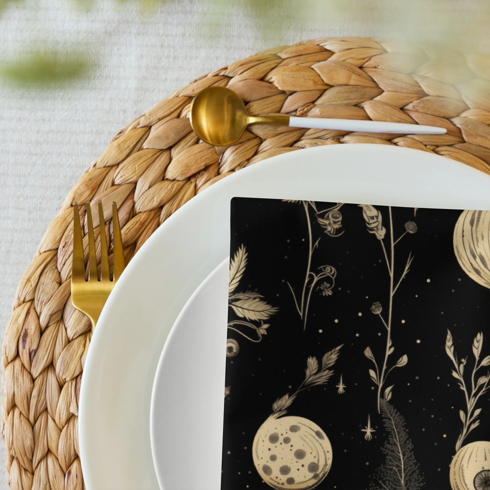 Twilight Garden Cloth Napkin Set - Image 7