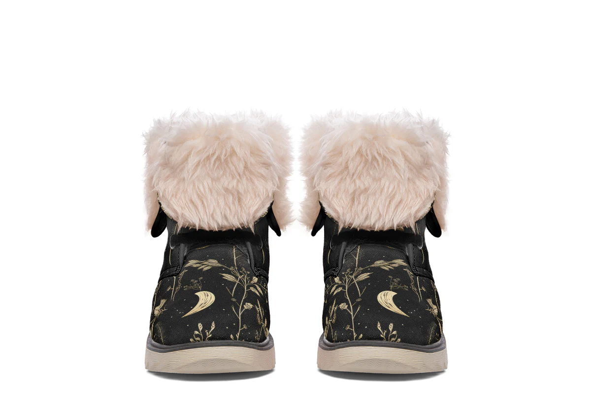 Twilight Garden Fold Over Winter Boots - Image 12