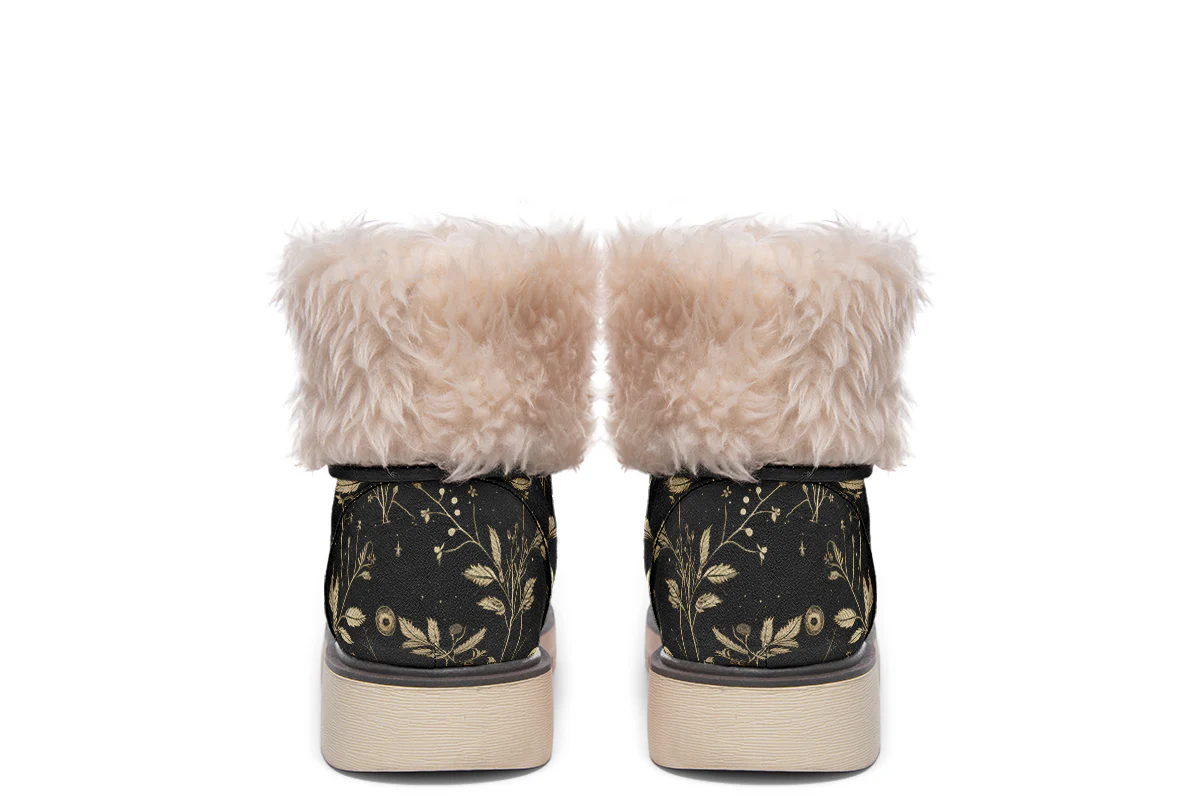 Twilight Garden Fold Over Winter Boots - Image 13