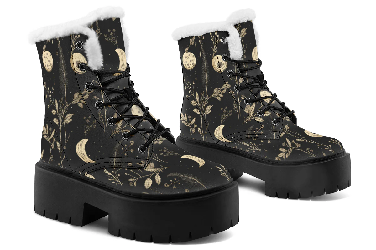 Twilight Garden Platform Winter Boots - Image 4
