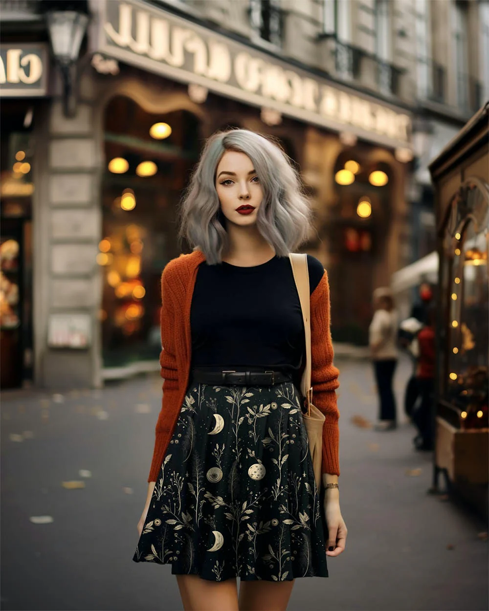 Twilight Garden Skater Skirt - Image 3