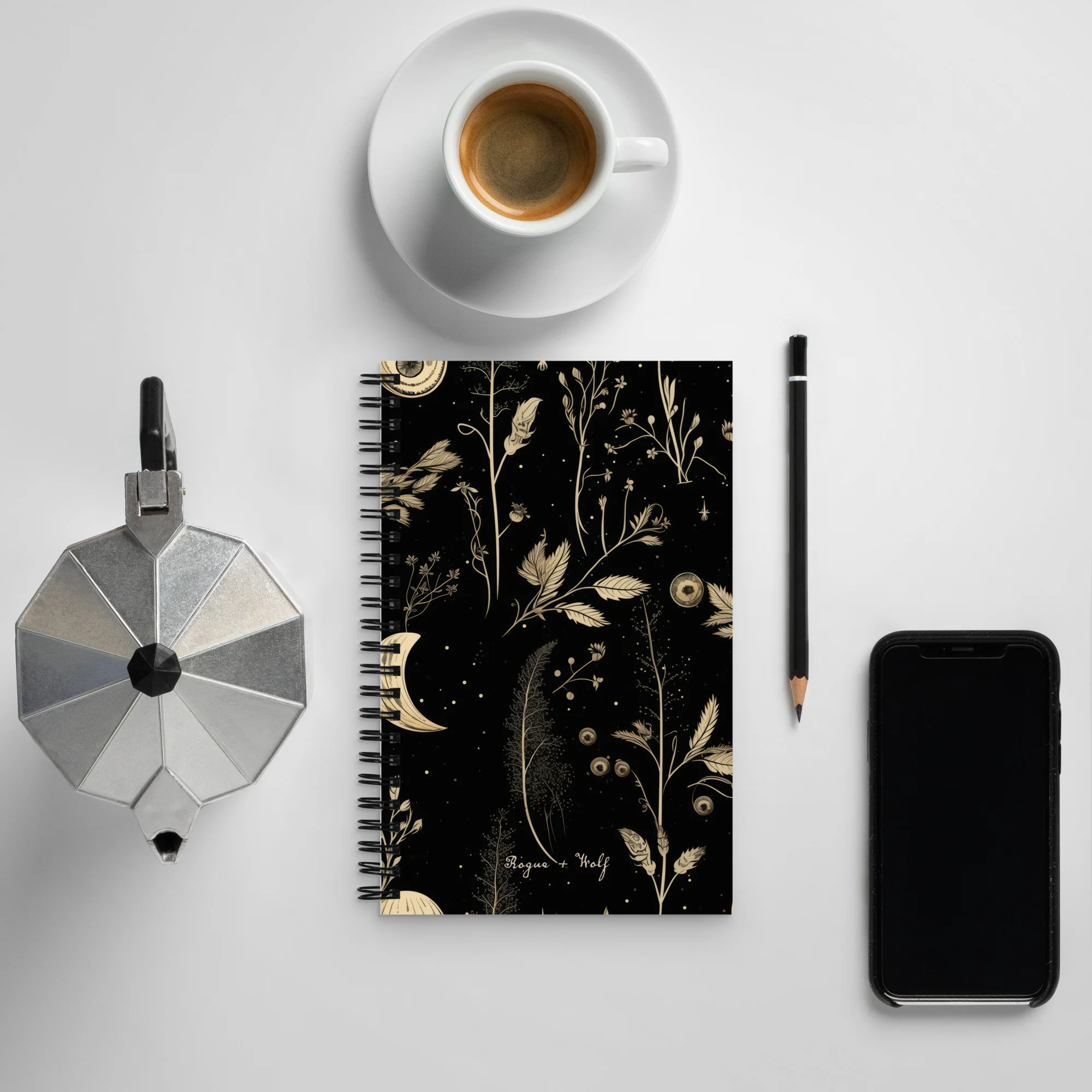 Twilight Garden Spiral Notebook - Image 2