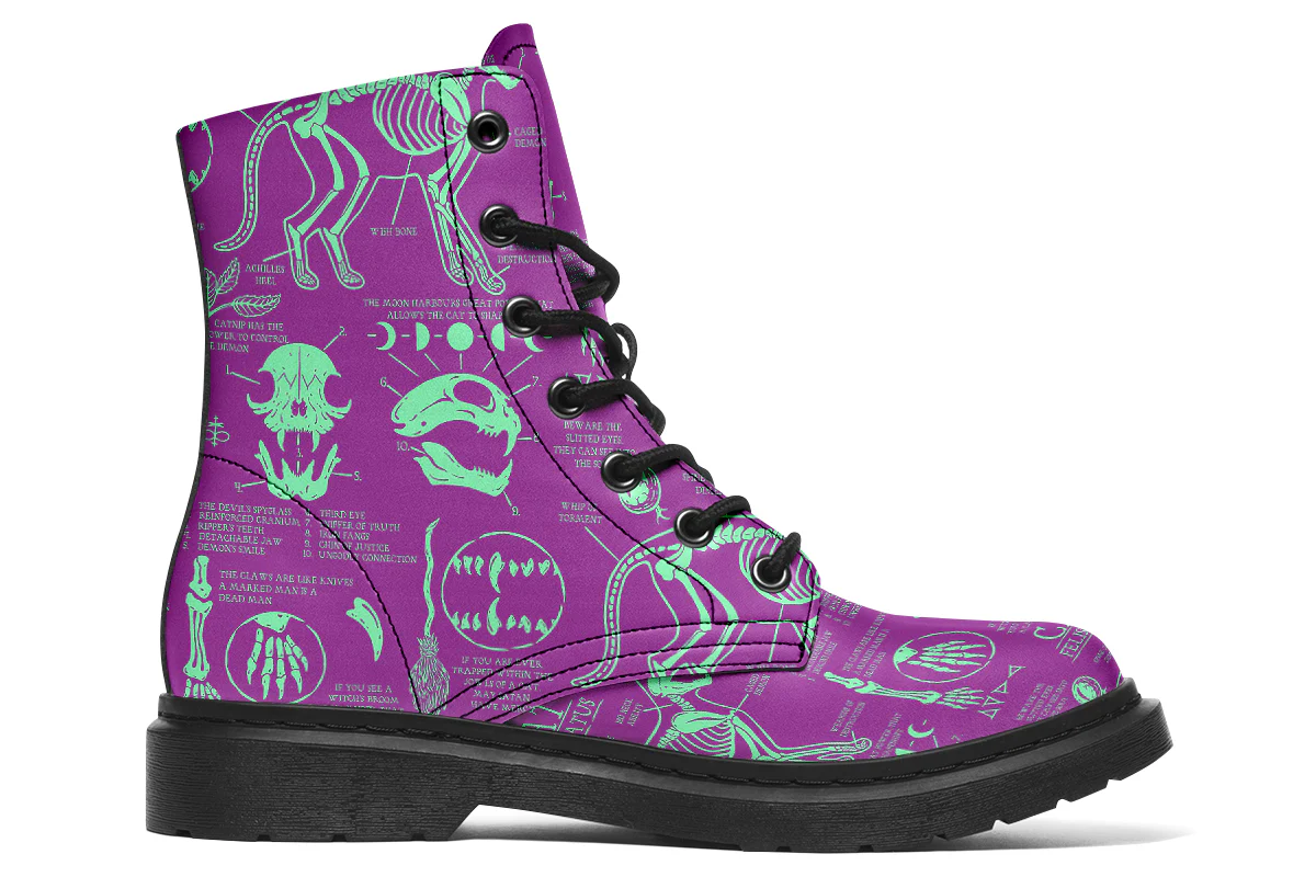 Ultraviolet Cat Study Boots - Image 3