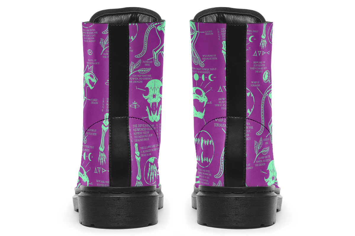 Ultraviolet Cat Study Boots - Image 7