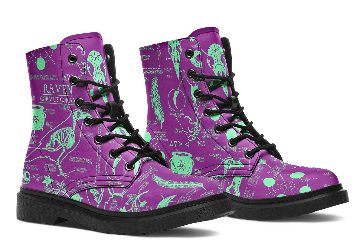 Ultraviolet Raven Study Boots - Image 2