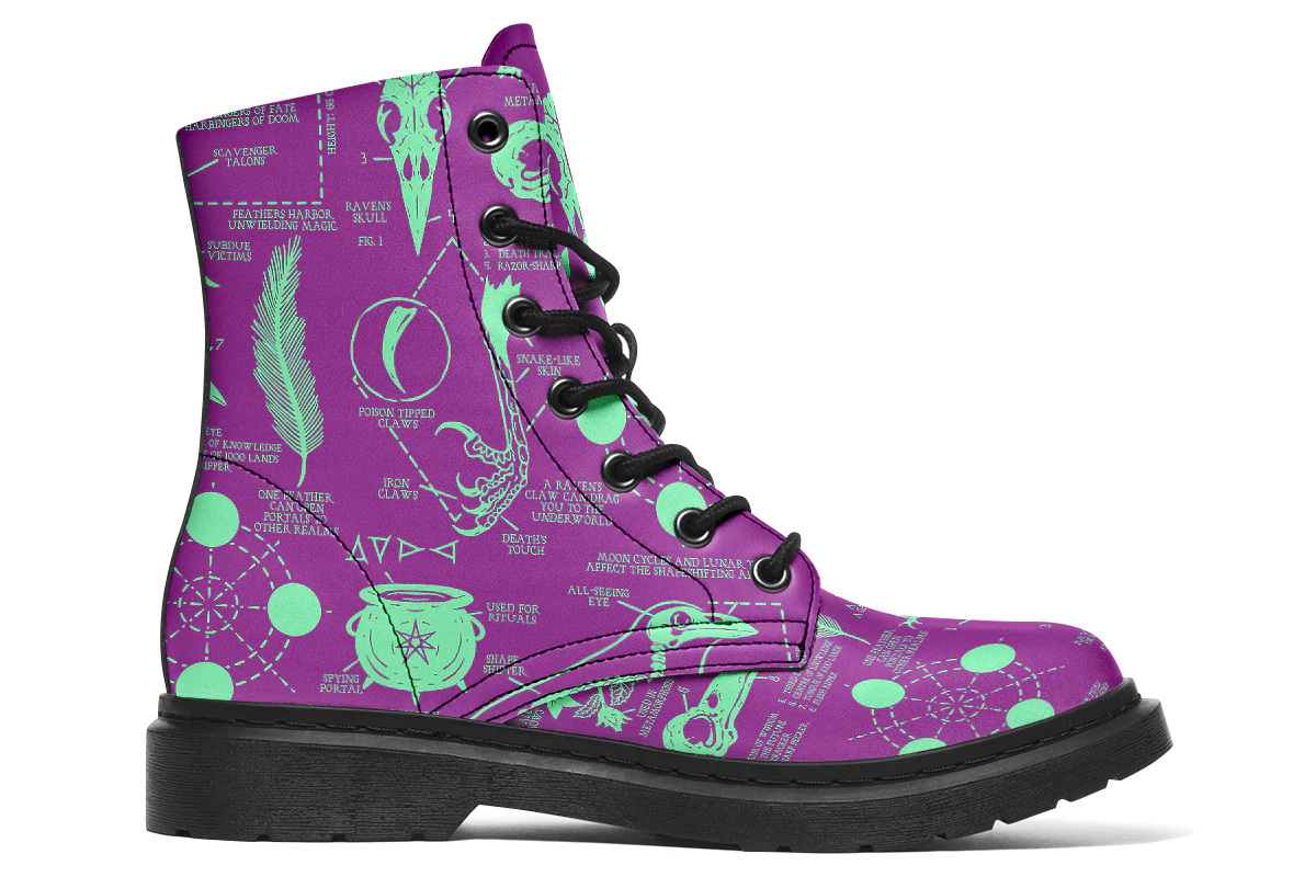 Ultraviolet Raven Study Boots - Image 3