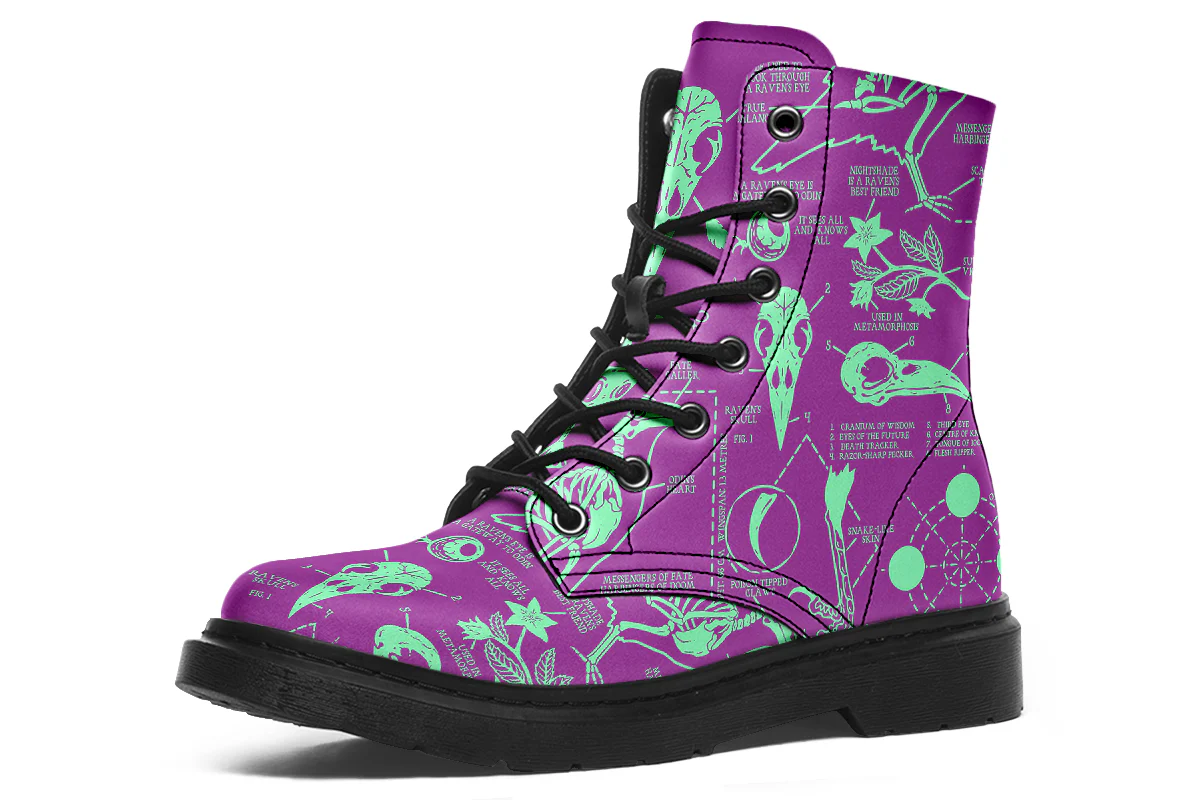 Ultraviolet Raven Study Boots - Image 4