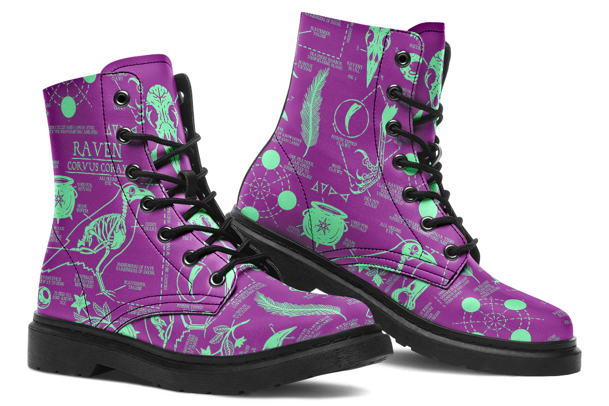 Ultraviolet Raven Study Boots - Image 5