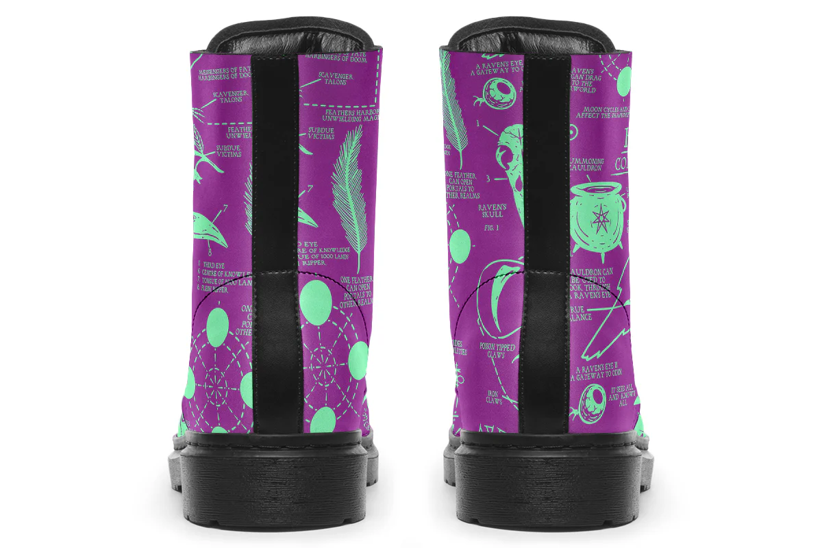 Ultraviolet Raven Study Boots - Image 7