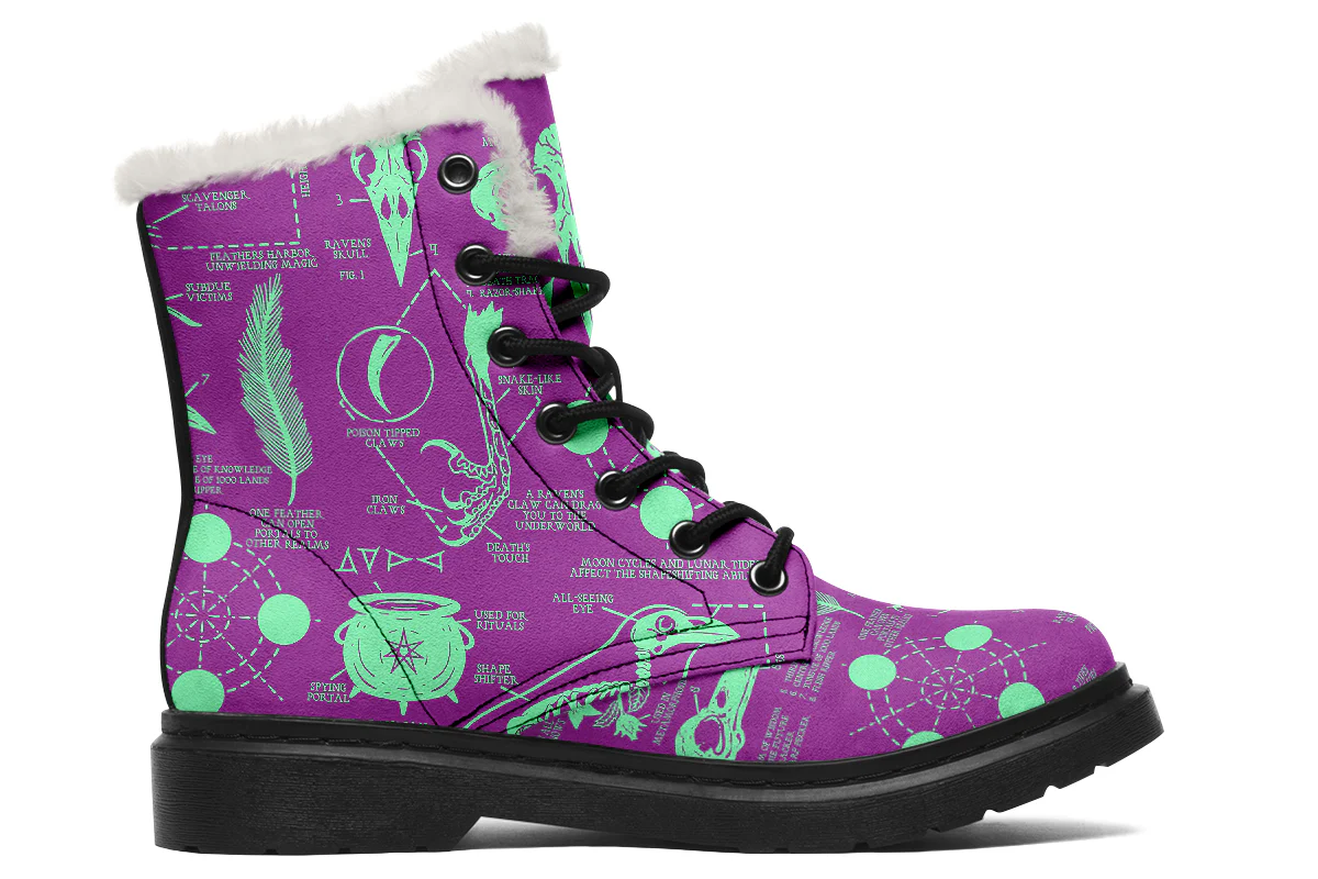 Ultraviolet Raven Study Winter Boots - Image 2