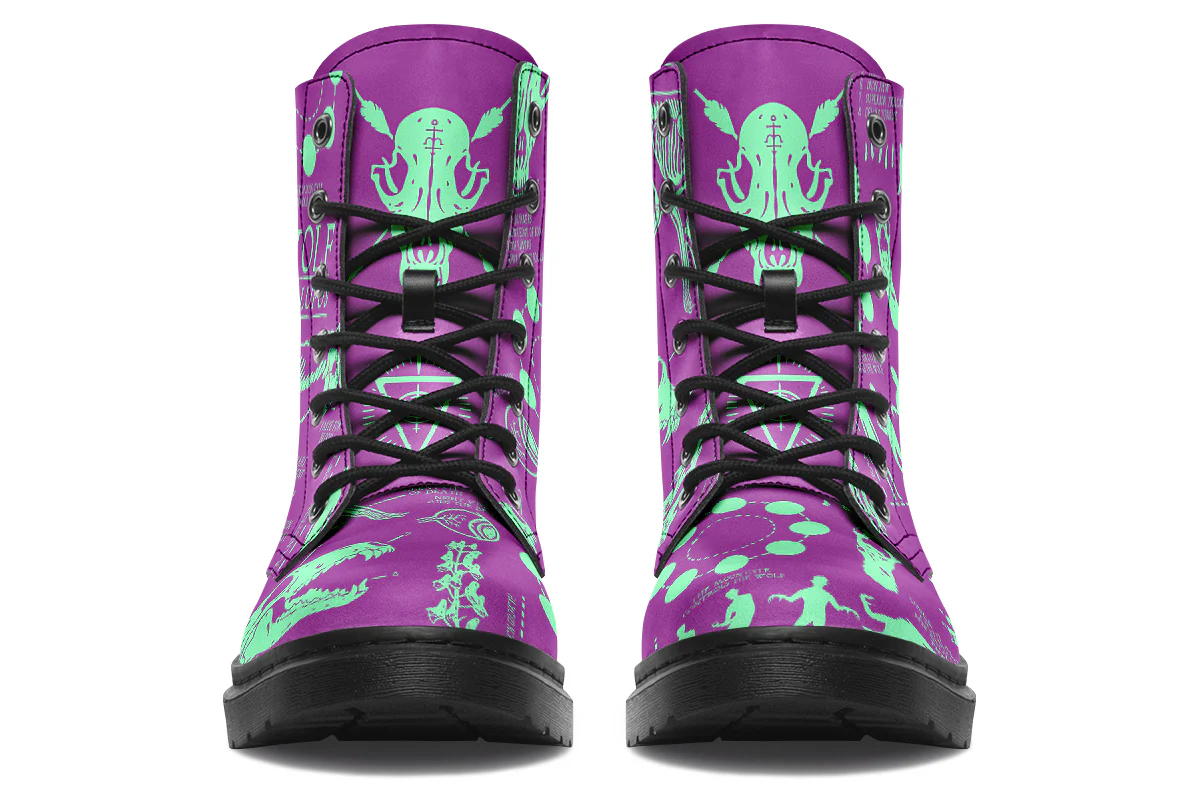 Ultraviolet Wolf Study Boots - Image 6