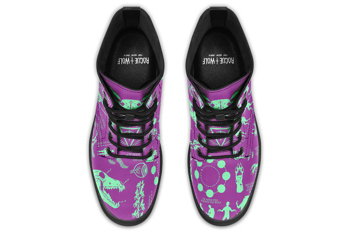 Ultraviolet Wolf Study Boots - Image 8