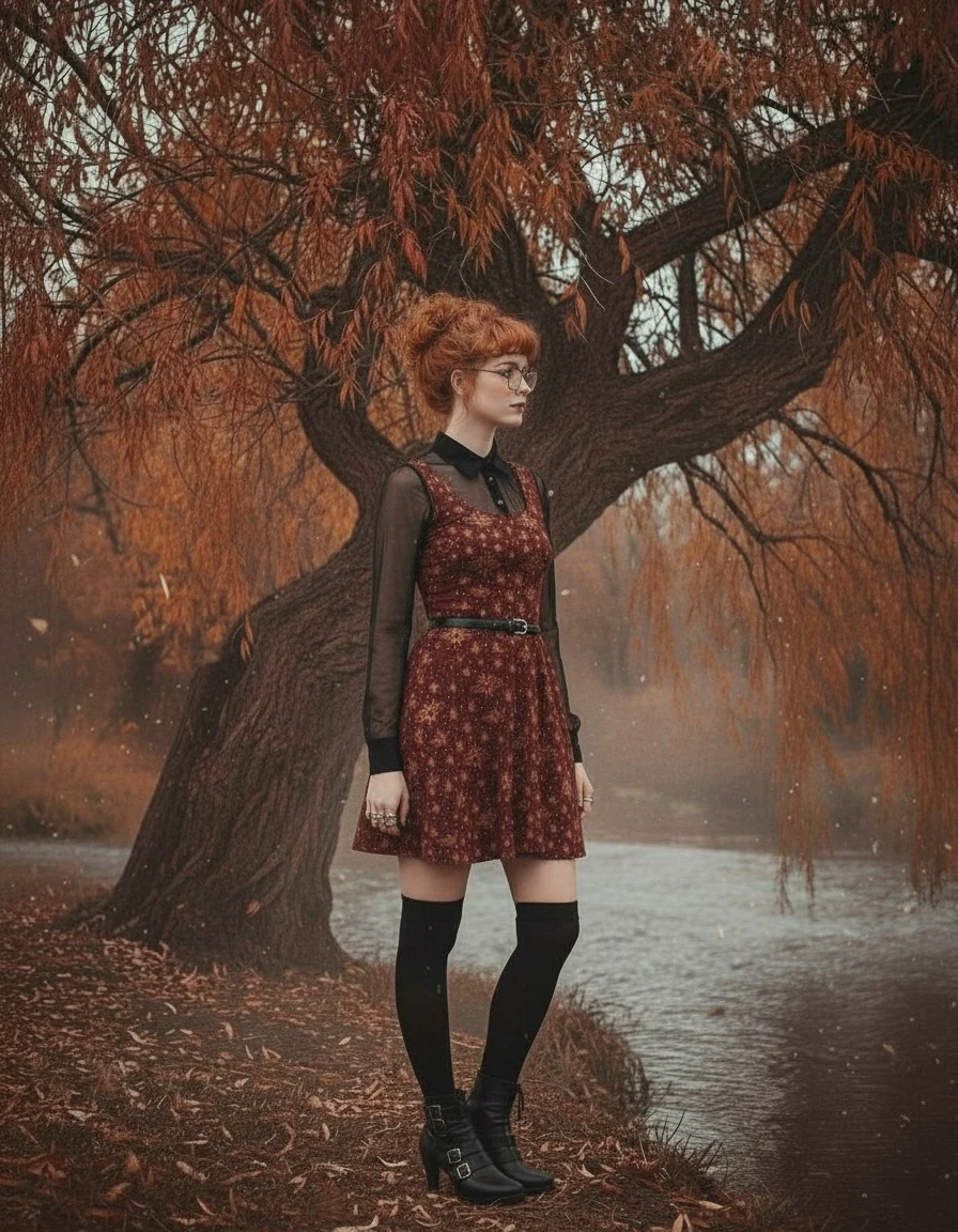 Umbral Wings Skater Dress - Image 4