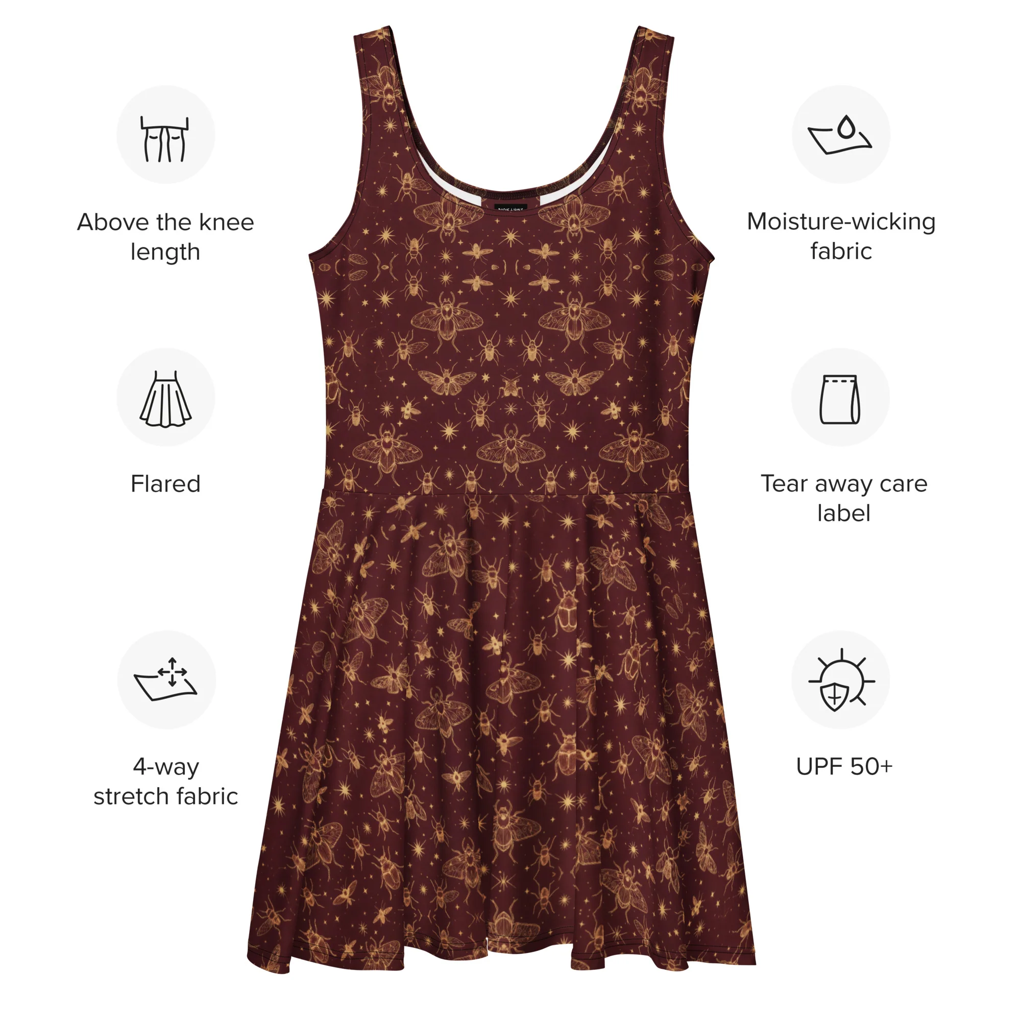 Umbral Wings Skater Dress - Image 5