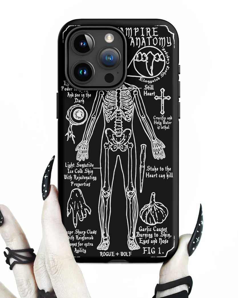 Vampire Anatomy Tough Phone Case for iPhone