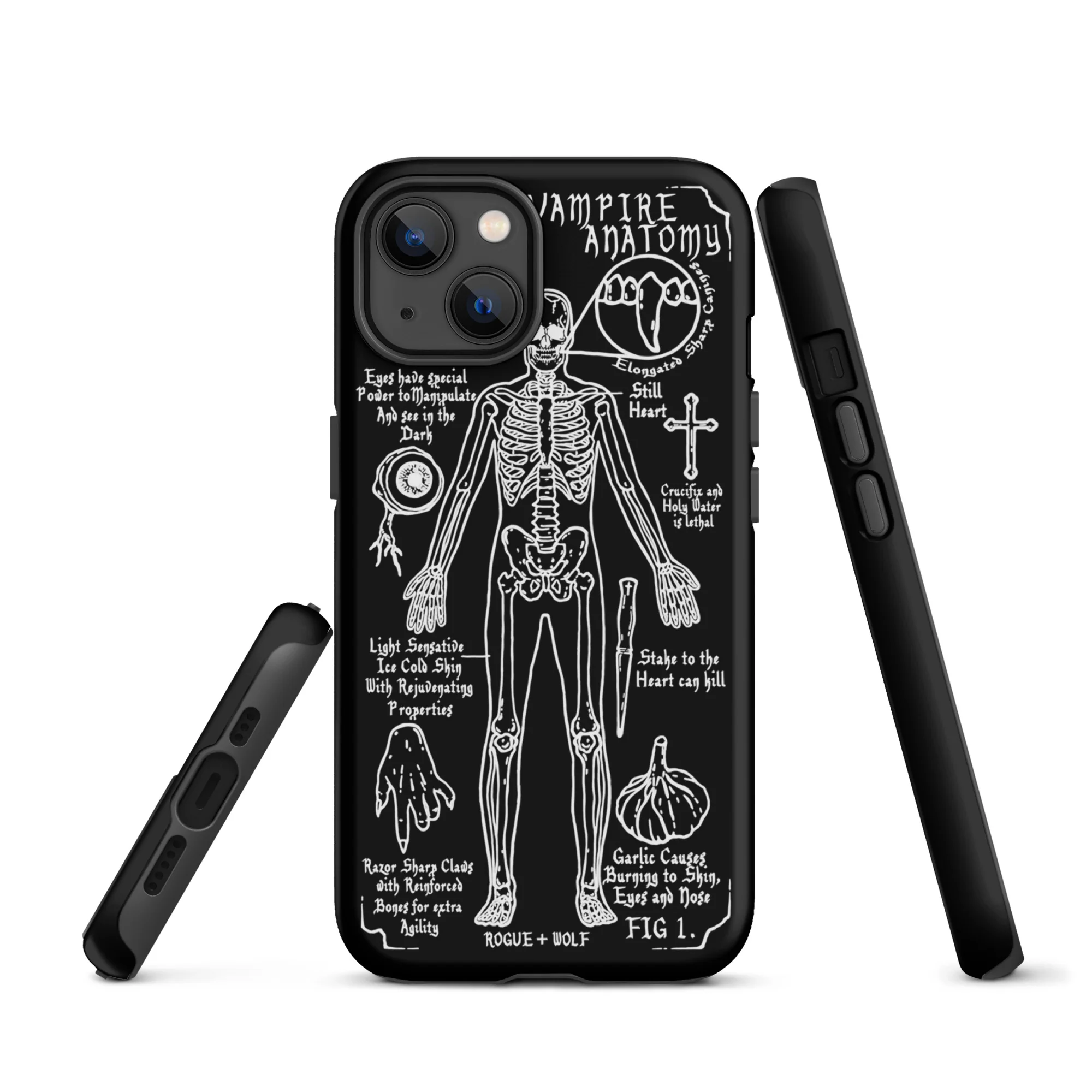 Vampire Anatomy Tough Phone Case for iPhone - Image 11