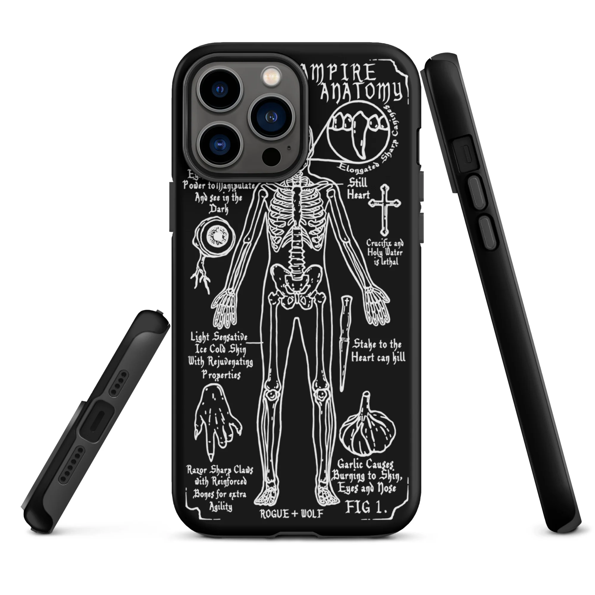 Vampire Anatomy Tough Phone Case for iPhone - Image 13