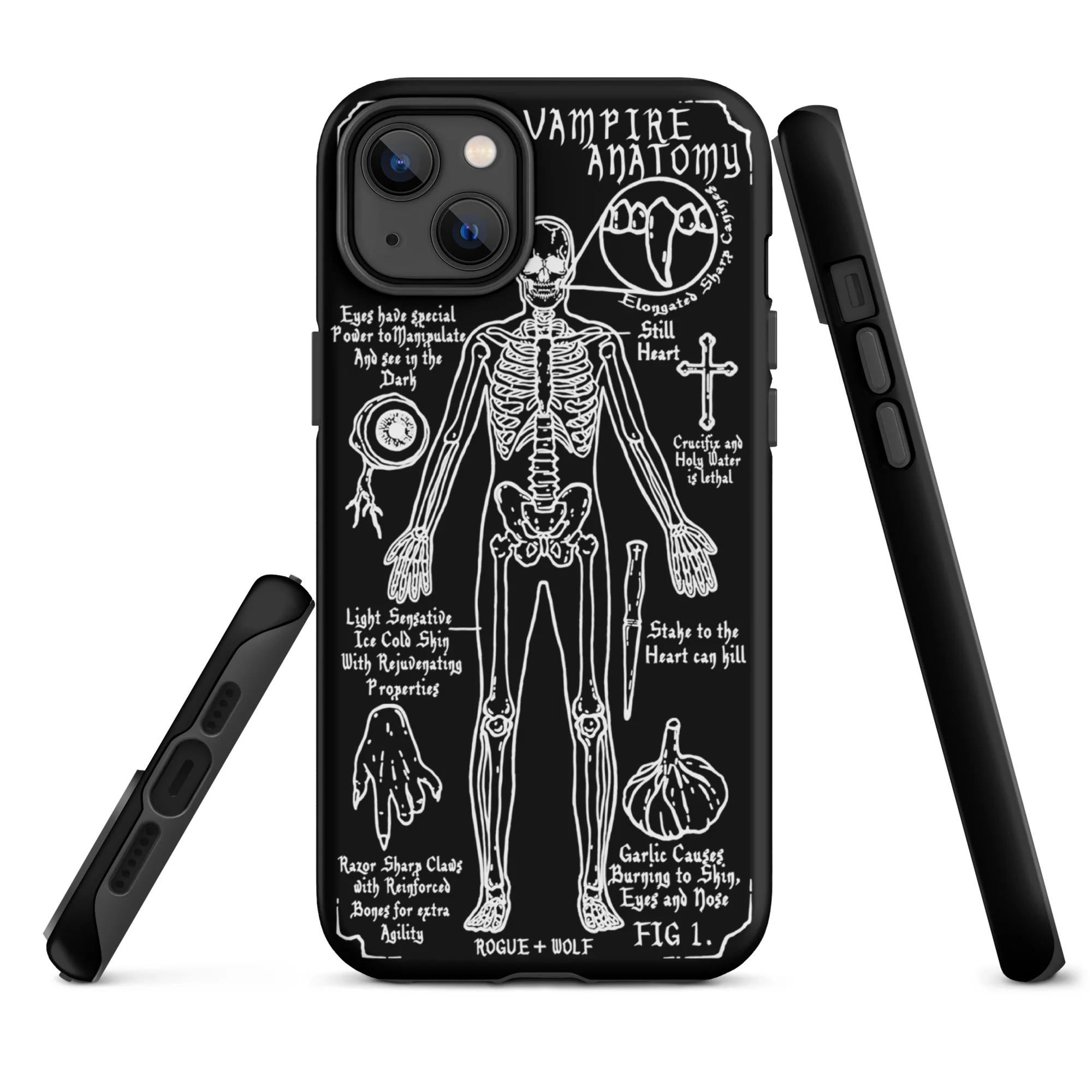 Vampire Anatomy Tough Phone Case for iPhone - Image 15