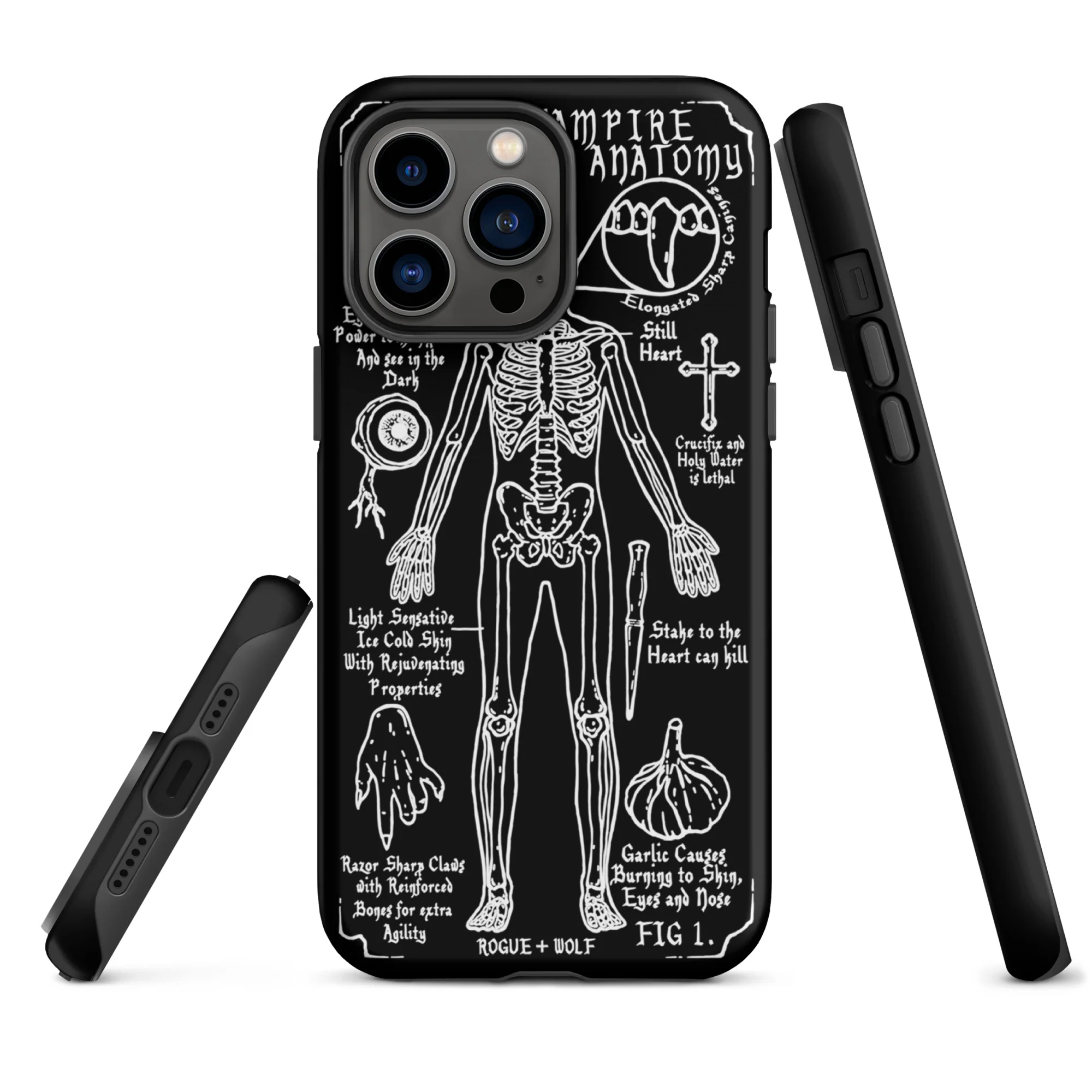 Vampire Anatomy Tough Phone Case for iPhone - Image 17
