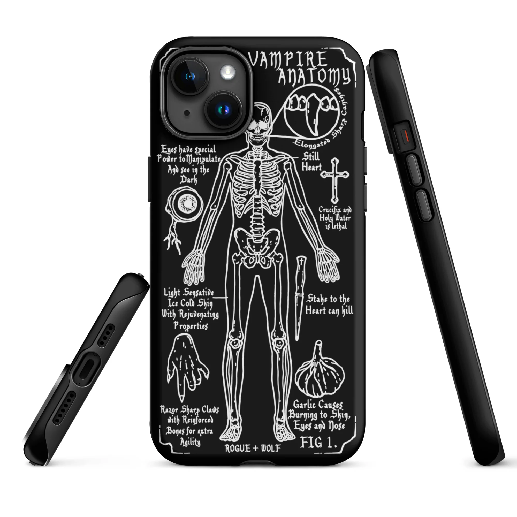 Vampire Anatomy Tough Phone Case for iPhone - Image 19