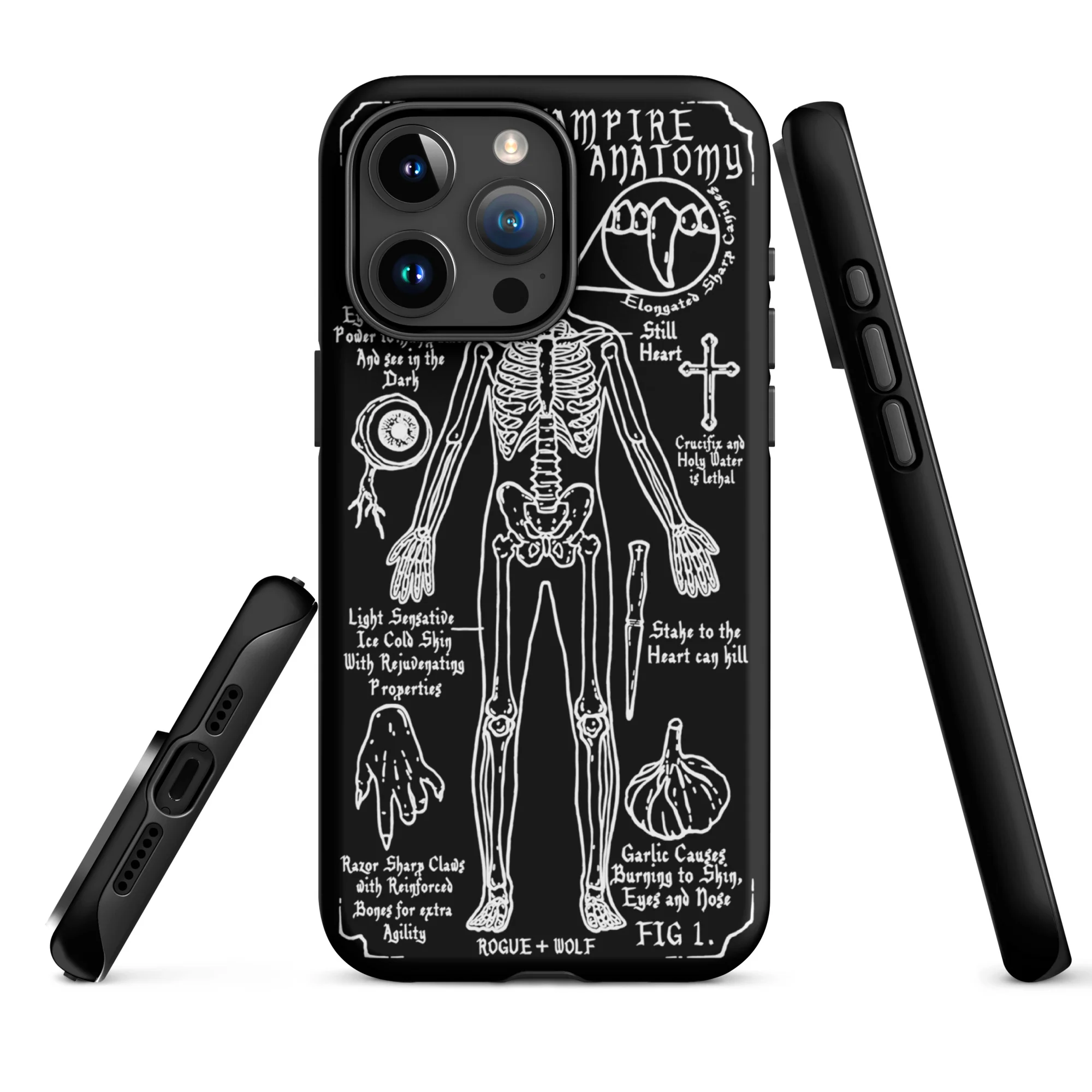 Vampire Anatomy Tough Phone Case for iPhone - Image 21