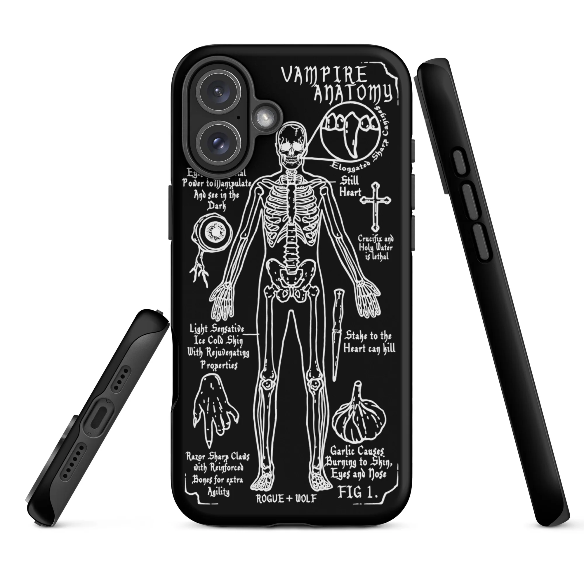Vampire Anatomy Tough Phone Case for iPhone - Image 24